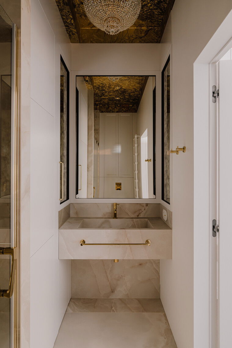 Diseño en línea Baño Transitional por Kristina B. miniatura