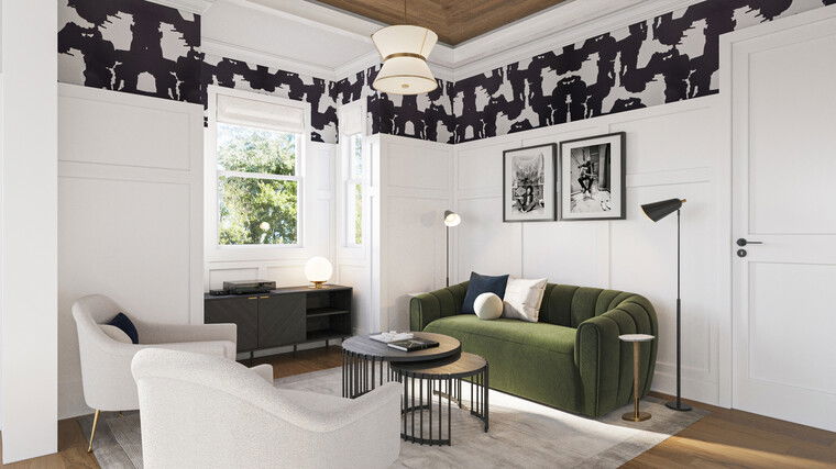 Diseño en línea Sala Contemporánea por Dragana V. miniatura
