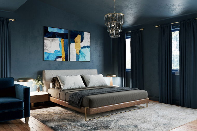 Online design Eclectic Bedroom by Jatnna M. thumbnail