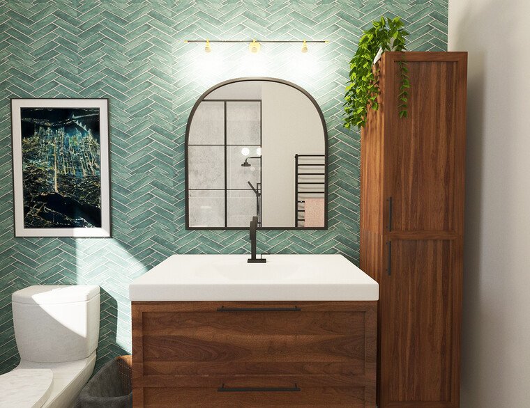 Online design Contemporary Bathroom by Janja R. thumbnail