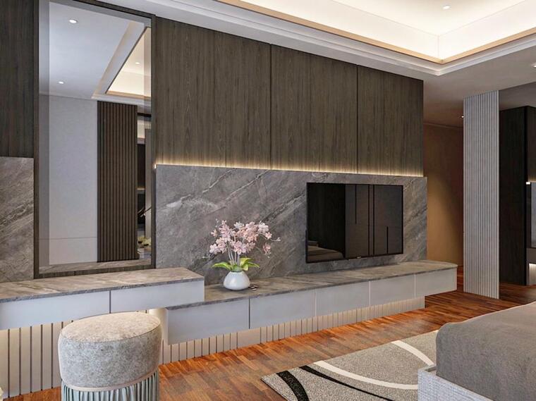 Online design Modern Bedroom by Carissa L. thumbnail