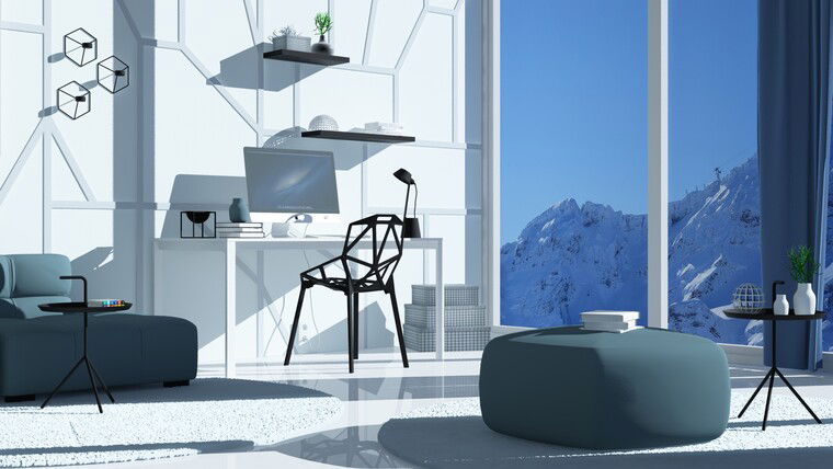 Online design Modern Home Office by Marija T. thumbnail