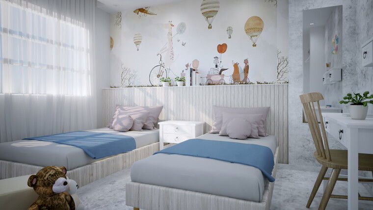 Diseño en línea de Habitación Moderna para Niños por Hiba N. thumbnail