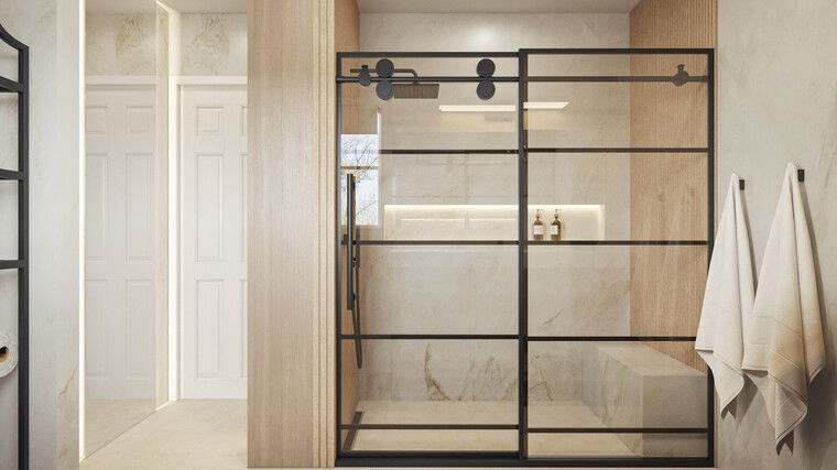 Online design Modern Bathroom by Erika F. thumbnail