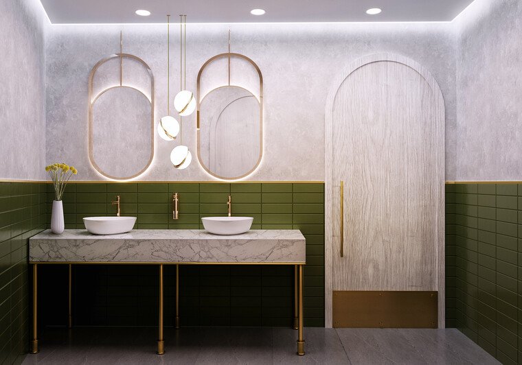 Online design Modern Bathroom by Beyzanur K. thumbnail