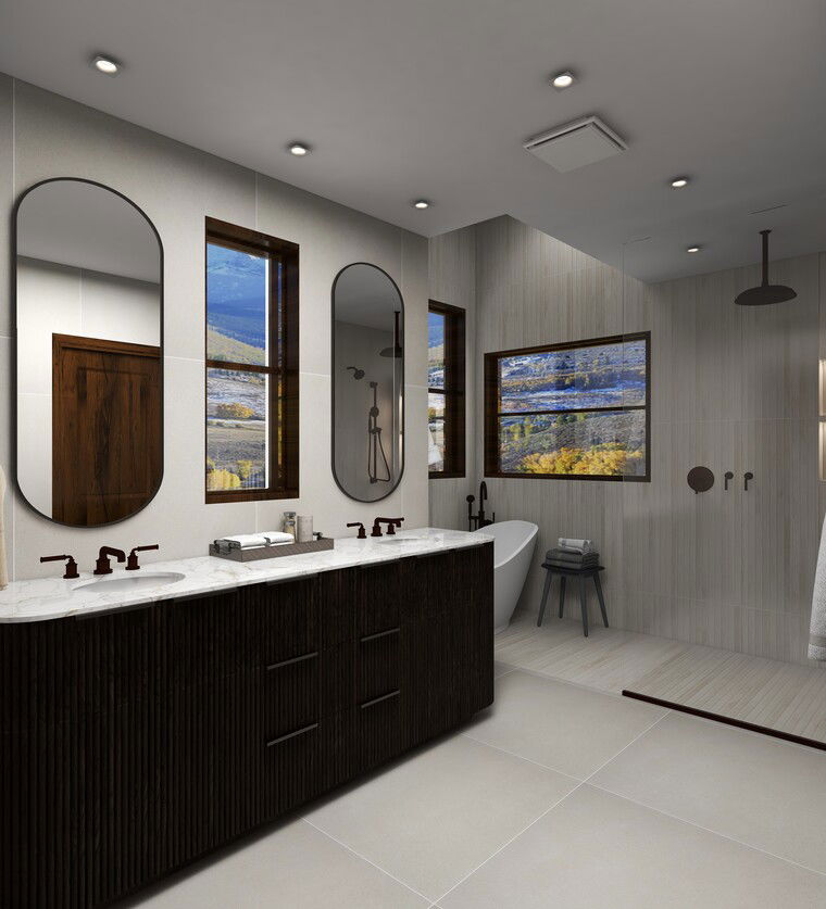 Online design Contemporary Bathroom by MayKan C. thumbnail