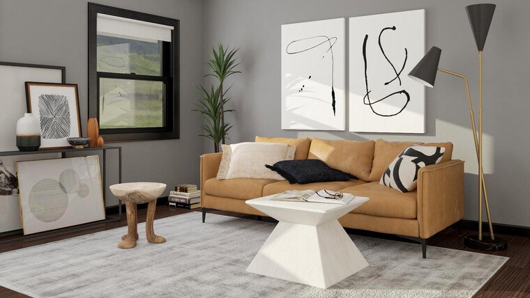 Online design Contemporary Living Room by Aimee M. thumbnail