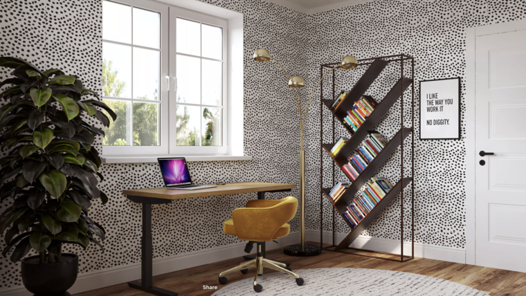 Online design Eclectic Home Office by Maria G. thumbnail