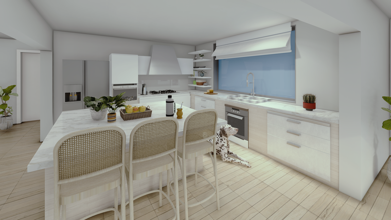 Diseño en línea Cocina de campo/ Cottage por Kathya T. miniatura
