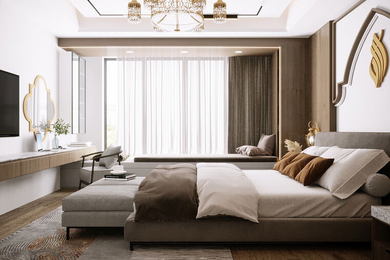 Online design Transitional Bedroom by Gilang R. thumbnail