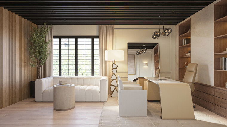 Online design Contemporary Home Office by Erika F. thumbnail