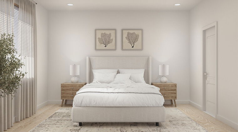 Online design Transitional Bedroom by Iulia B. thumbnail