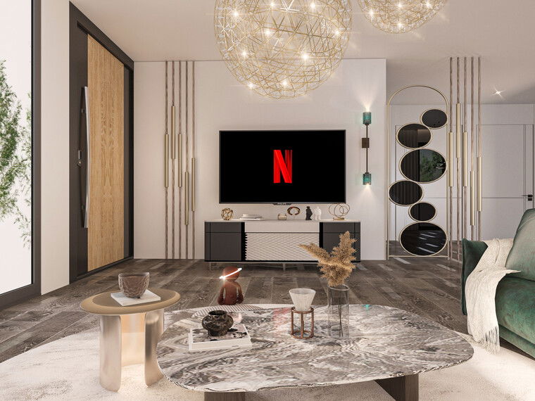 Diseño en línea Sala de Estar Moderna por Esra S. miniatura