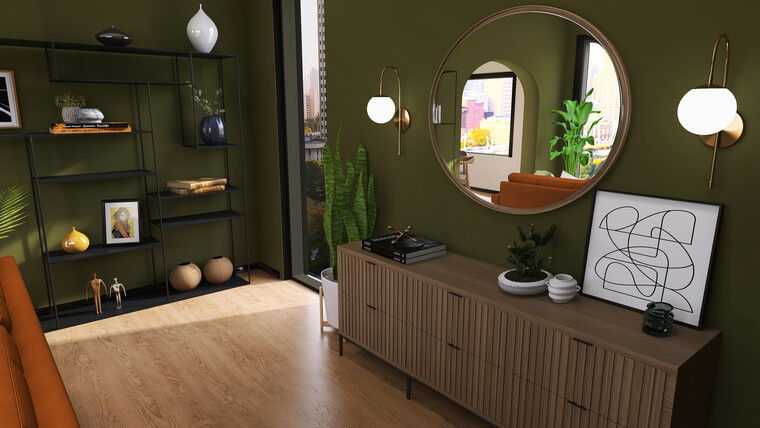 Diseño en línea Sala Moderna por Ivonne O. miniatura