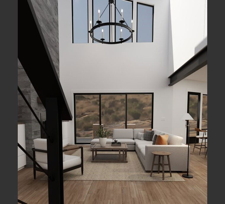 Diseño en línea Sala de Estar Moderna por Lauren K. miniatura