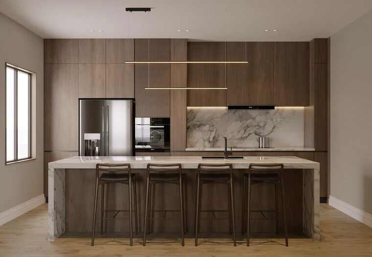 Online design Modern Kitchen by Thoraya A. thumbnail