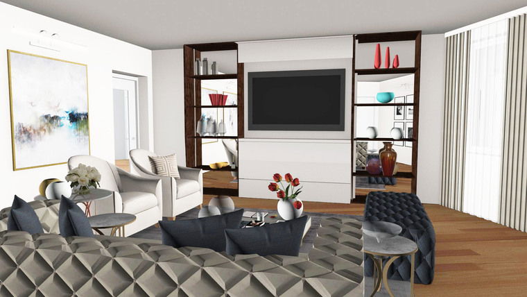 Online design Contemporary Living Room by Ilaria C. thumbnail