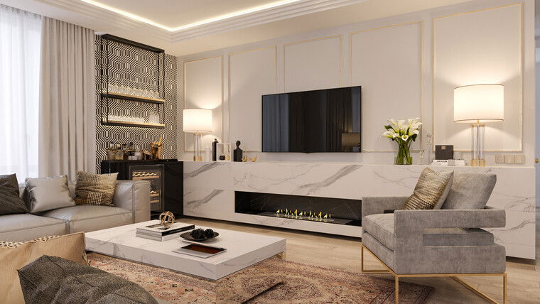 Online design Glamorous Living Room by Mladen C. thumbnail