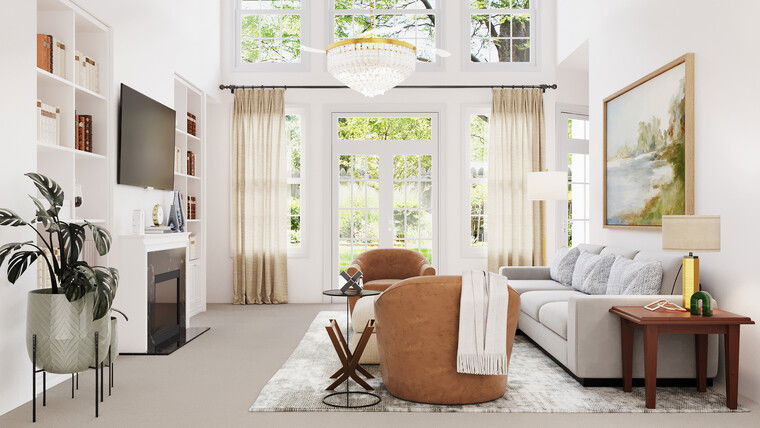 Online design Transitional Living Room by Ana A. thumbnail