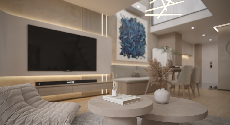 Online design Modern Combined Living/Dining by Alice H. thumbnail