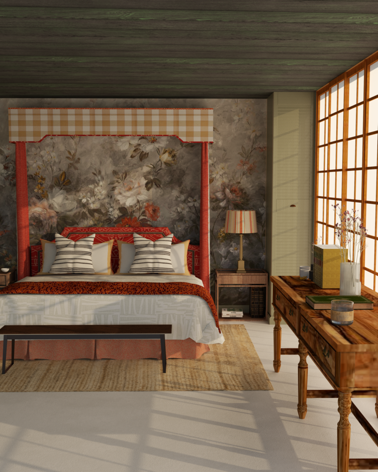 Diseño en línea de Dormitorio Ecléctico por Mangi B. miniatura