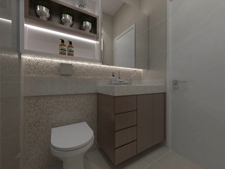 Online design Modern Bathroom by Luciana N. thumbnail
