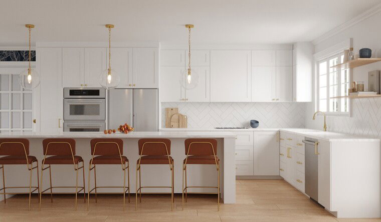 Online design Transitional Kitchen by Maya M. thumbnail