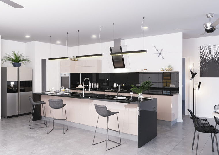 Diseño en línea Contemporáneo de Cocina por Anahit M. miniatura