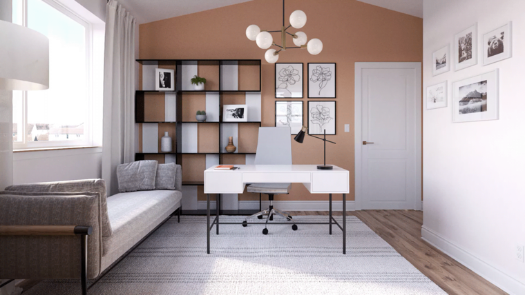 Online design Transitional Home Office by Carine C. thumbnail