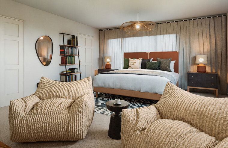 Diseño en línea Dormitorio contemporáneo de Irene W. miniatura