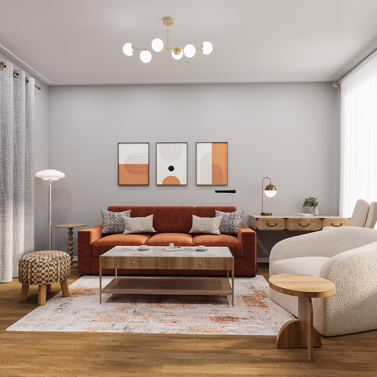 Online design Eclectic Living Room by Leyla A. thumbnail