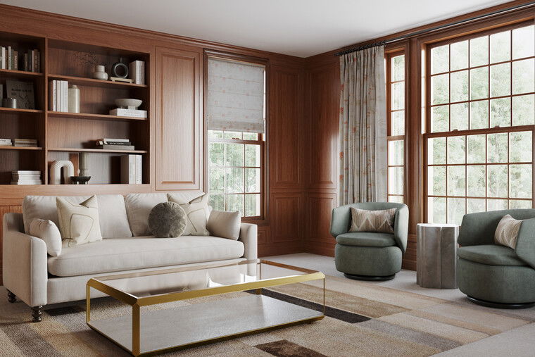 Online design Transitional Home Office by Sarah R. thumbnail
