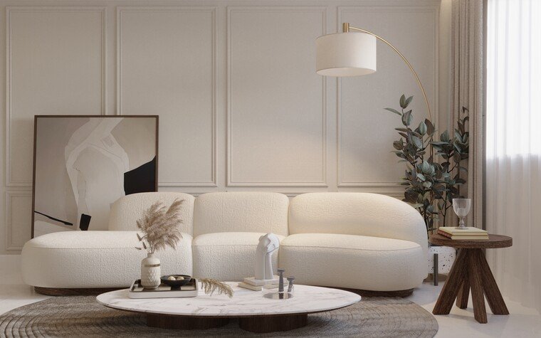 Online design Modern Living Room by Ahmed S. thumbnail