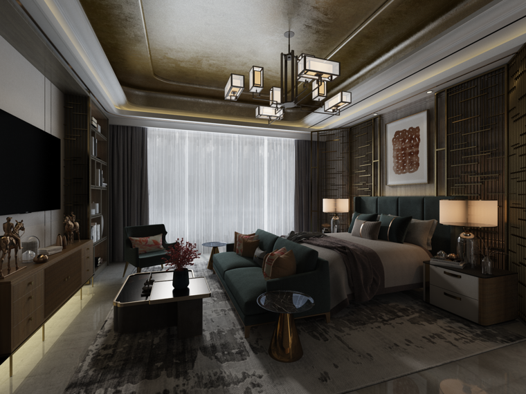 Online design Contemporary Bedroom by Atif N. thumbnail