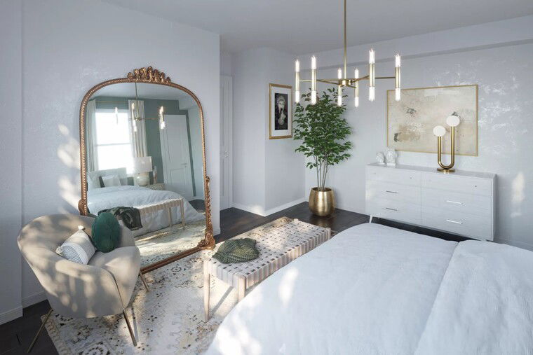 Diseño en línea Dormitorio Contemporáneo por Liliana S. miniatura