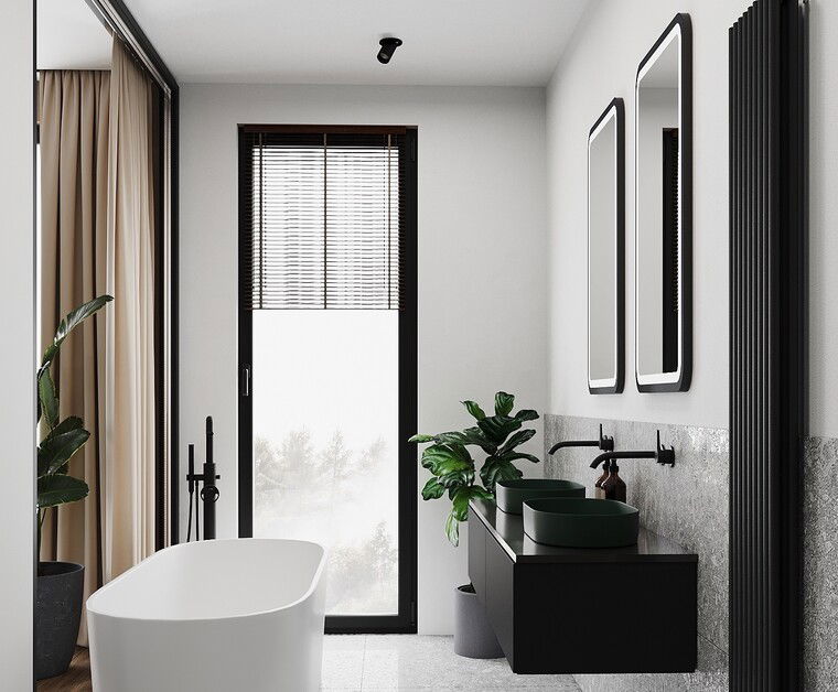 Online design Modern Bathroom by Darya A. thumbnail