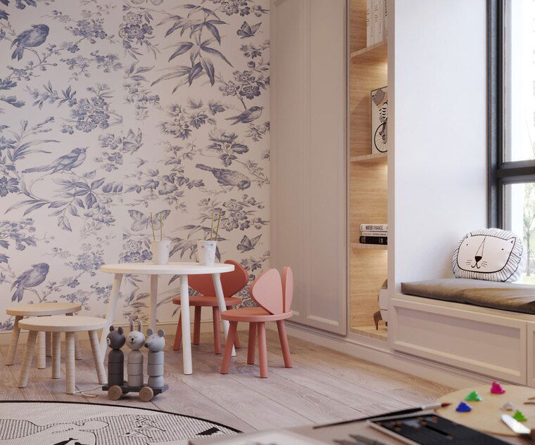 Online design Contemporary Kids Room by Thoraya A. thumbnail