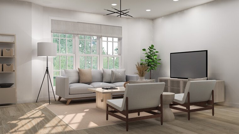 Online design Contemporary Living Room by Drew F. thumbnail