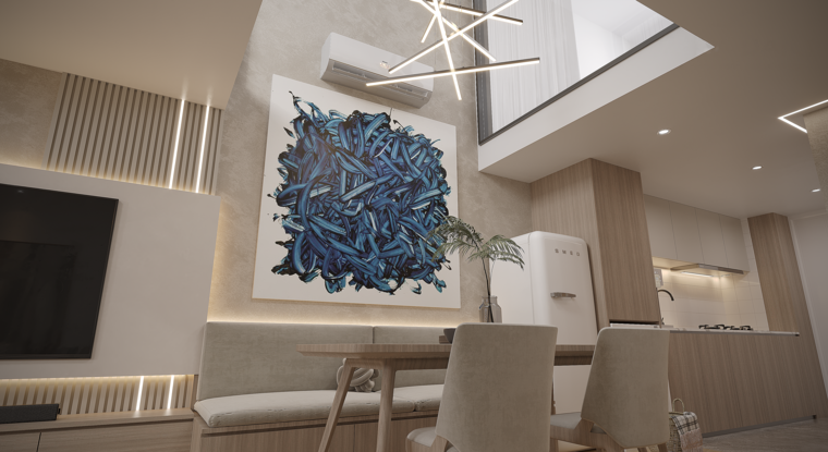 Online design Modern Combined Living/Dining by Alice H. thumbnail