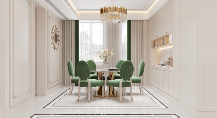 Online design Glamorous Dining Room by Alice H. thumbnail