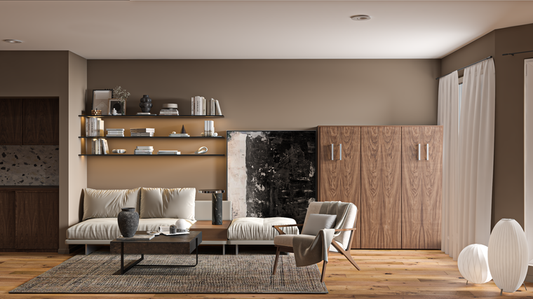 Online design Eclectic Living Room by Sahar M. thumbnail