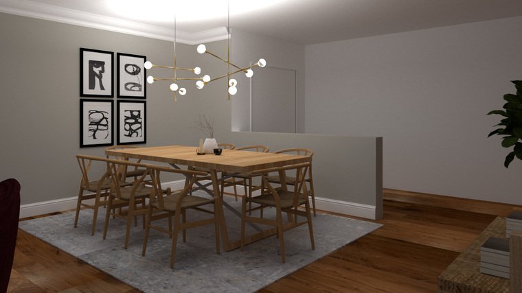 Online design Modern Dining Room by Ornela N. thumbnail