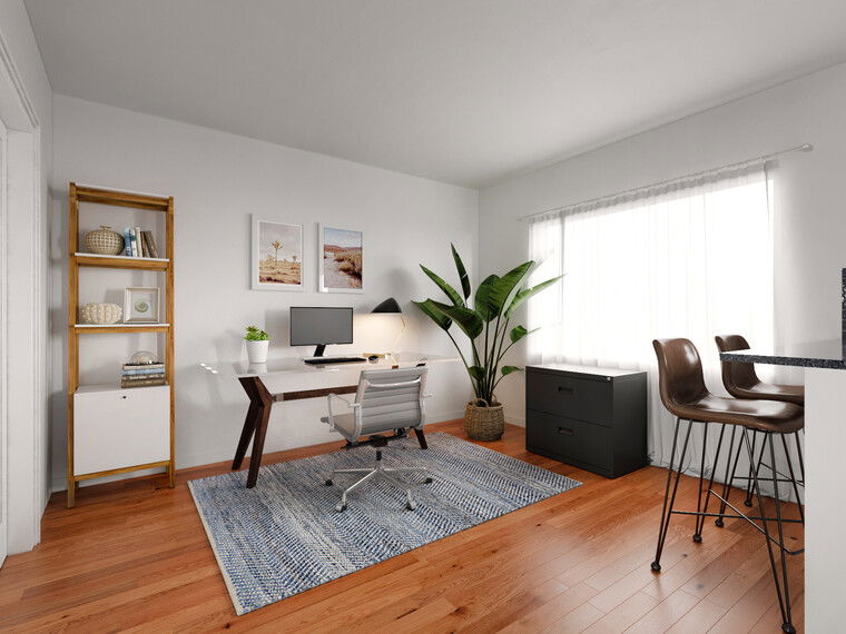 Online design Modern Home Office by Paaj Y. thumbnail