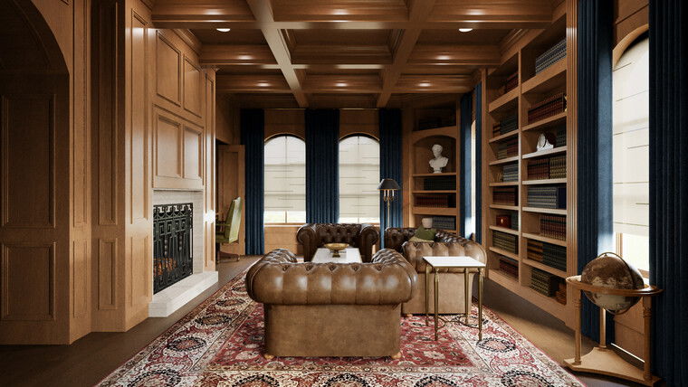 Online design Traditional Home Office by Selma A. thumbnail