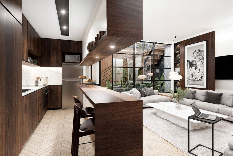 Online design Modern Kitchen by Camila M. thumbnail
