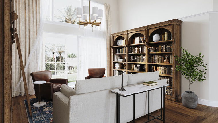 Online design Traditional Living Room by Jessica Z. thumbnail