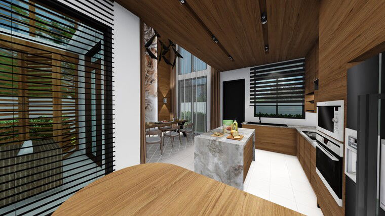 Online design Transitional Kitchen by Fatehah N. thumbnail