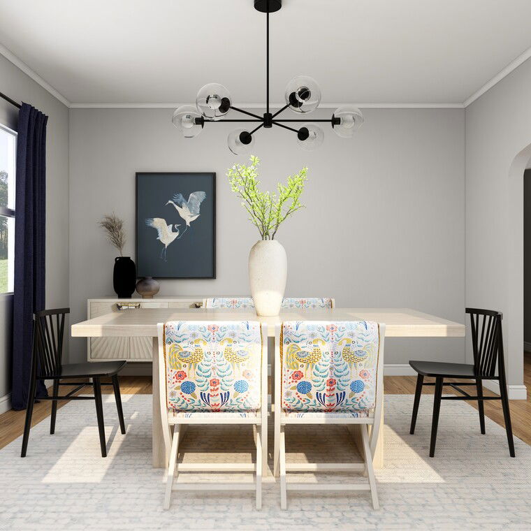 Diseño en línea Comedor Ecléctico por Kathryn S. miniatura