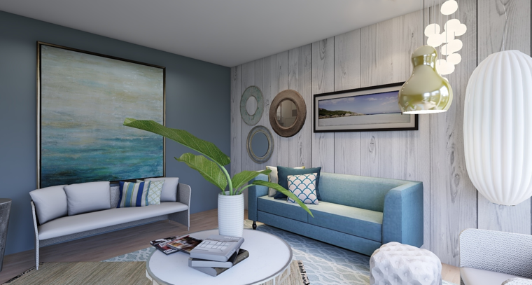 Online design Beach Living Room by Kimberley S. thumbnail