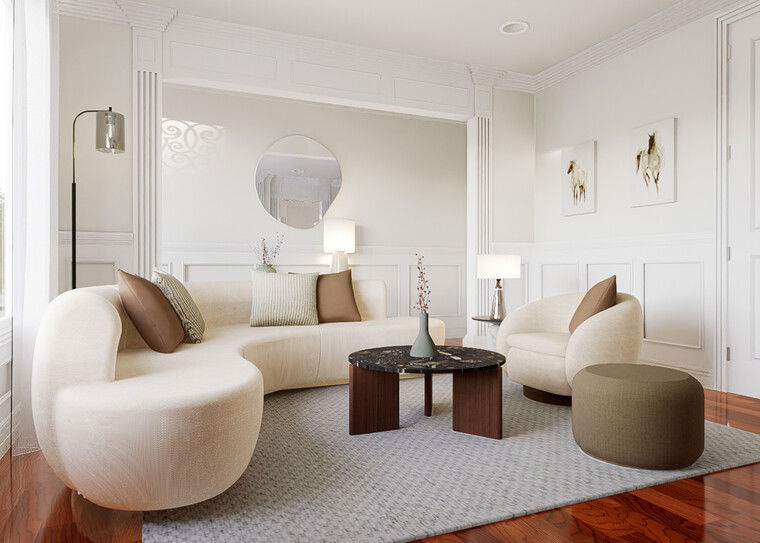 Diseño en línea de Sala de Estar Moderna por Nicholas M. miniatura